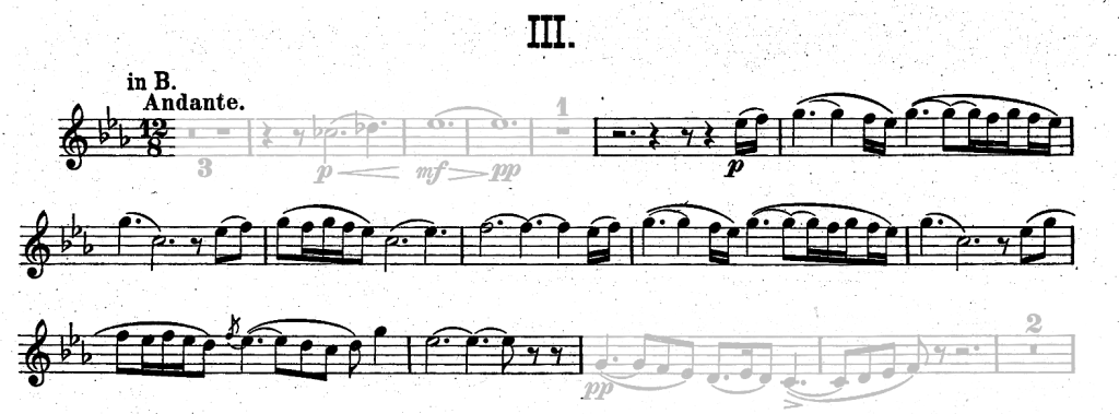 main theme for the third movement