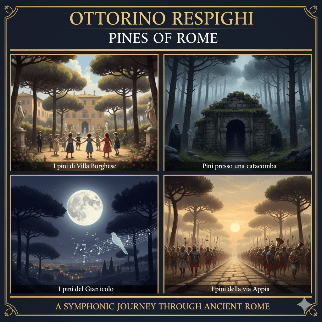 Ottorino Respighi – Pines of&nbsp;Rome