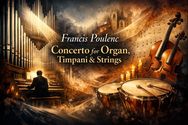 Francis Poulenc – Concerto for organ, timpani and&nbsp;strings